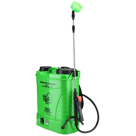 Pompa de stropit Micul Fermier Pandora, acumulator, verde, 12 l