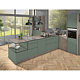 Blat de lucru compact laminat Egger F267 ST76 Piatra Bellisara gri lava, miez negru, mat, 4100 x 650 x 12 mm