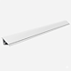 Profil inaltator pentru blat bucatarie, aluminiu, alb, 4 m