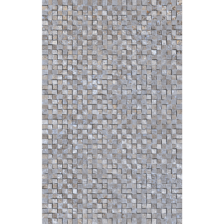 Faianta baie / bucatarie Kai Orion Grey, gri, lucios, aspect de piatra, 40 x 25 cm