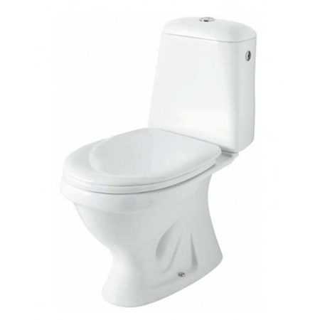 Set compact WC Cersanit Family, ceramica, alb, 6 l, 77 x 66 x 36.5 cm 