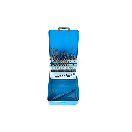 Set 19 burghie Hyundai HSS, mandrina standard, pentru metal, 1-10 mm
