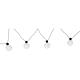 Ghirlanda luminoasa exterior, 10 LED-uri multicolore, 5 m