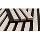Panou riflaj acustic Stejar Stary, MDF, suport feltru 8mm, interior, 2600 x 144 x 20 mm
