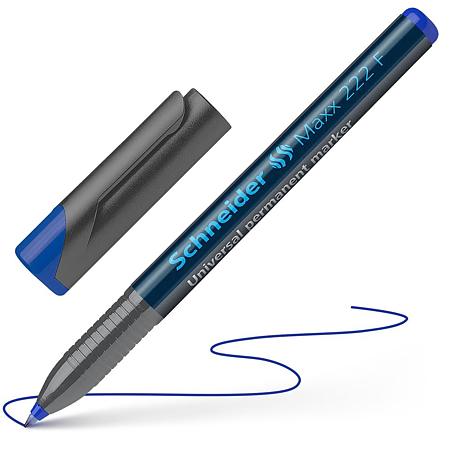 Marker permanent Schneider OHP 222, albastru, 0.7 mm