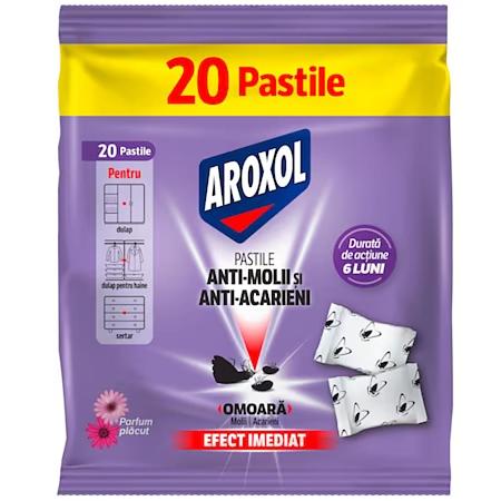 Pastile antimolii si antiacarieni, Aroxol, lavanda, 20 bucati