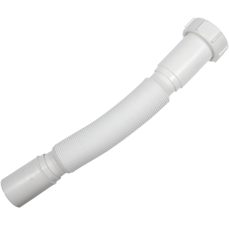 Sifon flexibil Gobe, polipropilena, alb, 1/2 inch