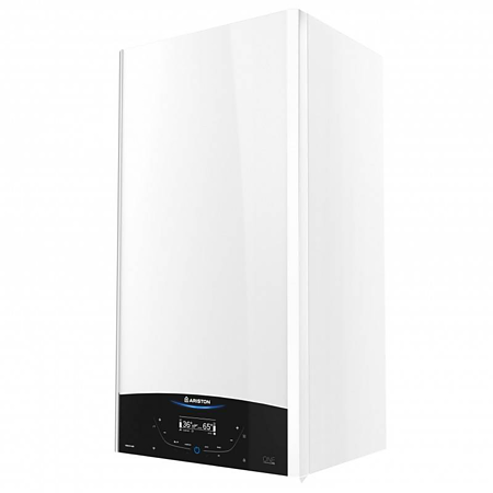 Centrala termica pe gaz Ariston Genus One+ WiFi, display LCD, kit evacuare inclus, 24 kW Centrala termica pe gaz Ariston Genus One+ WiFi, display LCD, kit evacuare inclus, 24 kW