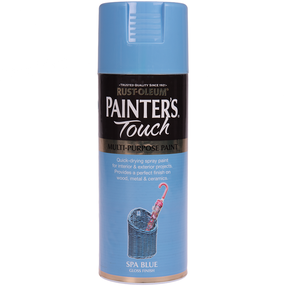 Vopsea spray decorativa Rust-Oleum Painter`s Touchs, albastru spa, lucios, interior/exterior, 400 ml 400