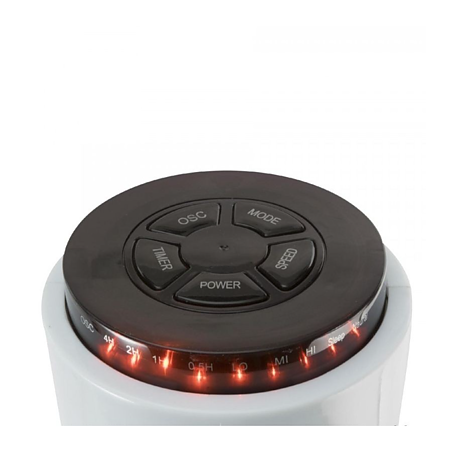 Ventilator camera Somogyi Home TWFR 74, 50 W, 3 trepte, plastic, alb, 22 x 74 cm 
