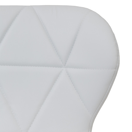 Scaun bucatarie / living Eliza, tapitat, piele ecologica, cadru de lemn, alb, max. 110 Kg., 73 x 47 cm