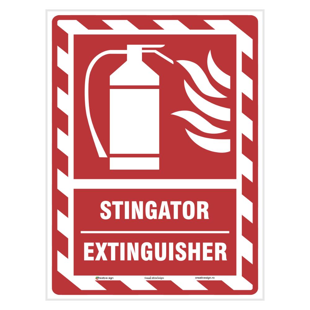 Indicator Stingator, PVC, 15 x 20 cm