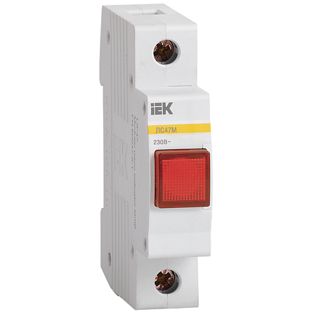 Lampa de semnalizare LS-47 IEK, LED, rosu