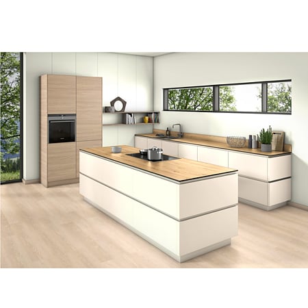 Blat de lucru compact laminat Egger H1318 ST10 Stejar salbatic natur, miez negru, textura naturala de lemn-aspru, 4100 x 650 x 12 mm