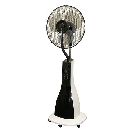 Ventilator cu umidificator Home, 80W, 3 trepte, alb, 40 cm