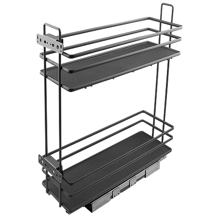 Cos Jolly bucatarie TEKO-Premium, otel, antracit, extractie totala, amortizare, front 200 mm