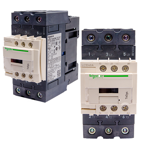 Contactor TeSys D, Schneider LC1D40P5, 3P 40A, aux 1NO+1NC - 230V