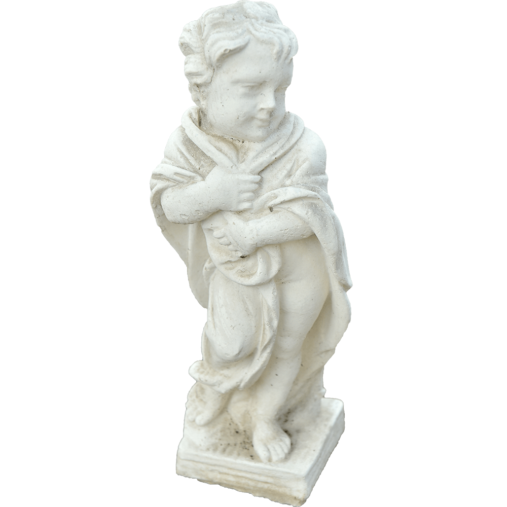 Decoratiune de gradina Cementarte, statuie Copii, beton, 50 x 15 x 15 cm, 11 kg