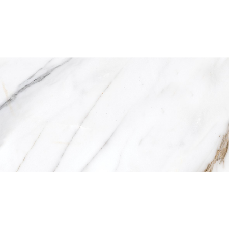 Gresie portelanata Cesarom Statuario, PEI4, textura lis, finisaj mat, alb, marmura, dreptunghiulara, grosime 9 mm, 60 x 30 cm 