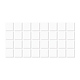Faianta baie glazurata Cesarom E-Project, alb stralucitor, lucios, uni, 40.2 x 20.2 cm