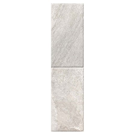 Gresie portelanata  Kai Ceramics Santana mix gri mat, dreptunghiulara, aspect de piatra, 15,5 x 60,5 cm