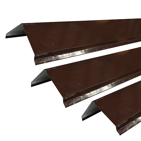 Bordura de fronton FierCTC Sibel, maro, RAL 8017, mat structurat, L= 2 m