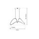 Lustra LED Tesoro, 48 W, metal/plastic, auriu Lustra LED Tesoro, 48 W, metal/plastic, auriu