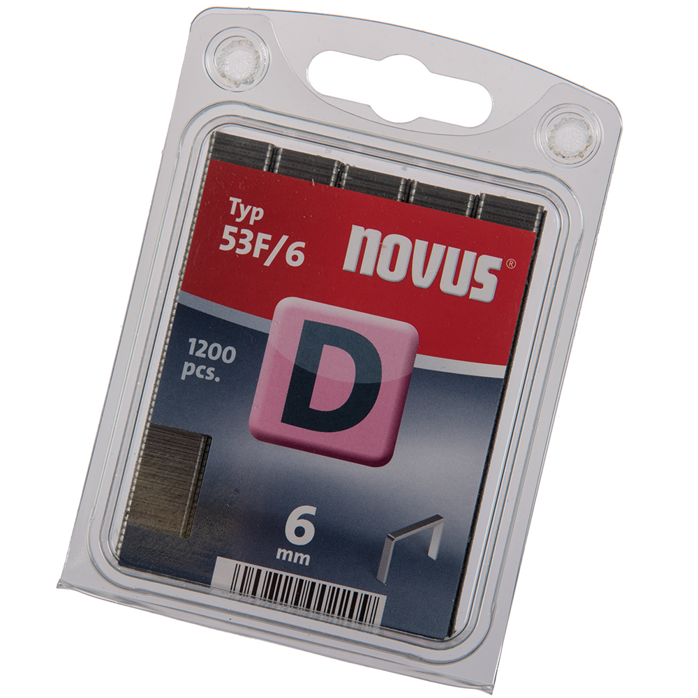 Capse Novus D53F, pentru capsatoare manuale si electrice, zinc, 11,3 x 6 mm, 1200 buc 113