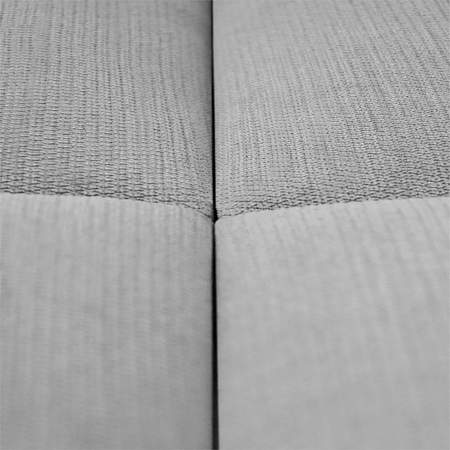 Panou decorativ tapitat, Simple KA16, gri, patrat, 300 x 300 x 37 mm