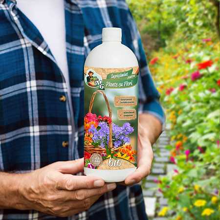 Ingrasamant lichid BIO pentru plante cu flori MG, 1 L