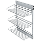 Suport lateral pentru pantofi cu glisare si amortizare, otel, 60 x 50 x 55 cm
