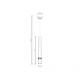 Suspensie Joker, 1 x GU10, metal, alb/crom