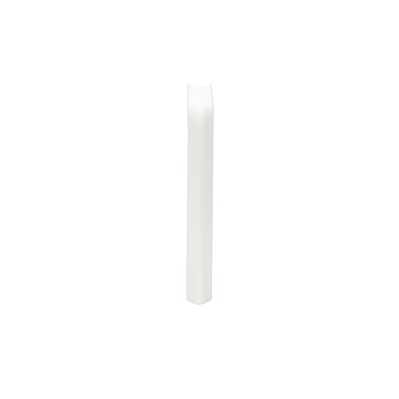 Set colt exterior plinta parchet Set, alb, MDF, 60 x 19 mm, 4 bucati/set