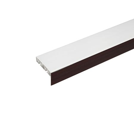 Masca pentru sina de tavan din PVC, mahon, latime de 5 cm