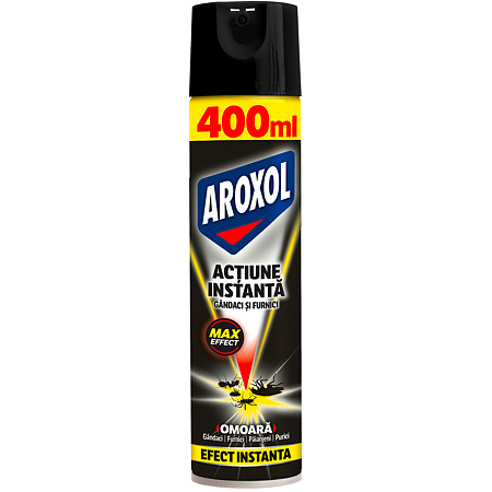 Spray gandaci/furnici Aroxol, efect instant, 400 ml