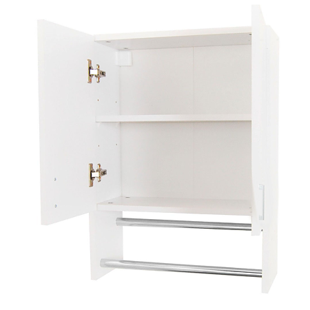 Dulap baie suspendat Badenmob Bella, PAL, alb, 60 x 21.5 x 68 cm