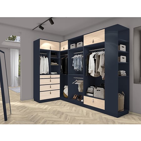 Pal lacuit Egger PerfectSense U599 TM Albastru indigo, mat, antiamprenta, decor uni, 2800 x 2070 x 19 mm 