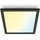Plafoniera LED WiZ SQ, plastic/metal, 36 W, negru,  60 x 60 x 4 cm