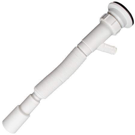 Sifon flexibil cu ventil, polipropilena, 1 ¼”, Ø 40 mm