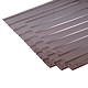 Tabla cutata, cuta H=12mm, culoare: maro RAL 8017, dimensiune: 0,91 x 2 m, grosime 0,4 mm