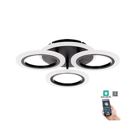 Plafoniera LED Primus PL3, KL151058, 37W, 3000-6500K, negru