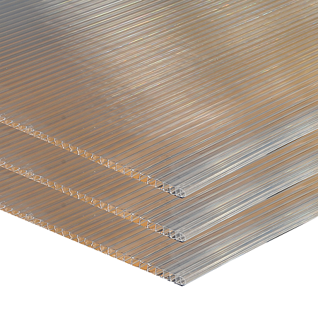 Policarbonat celular Carboplak, transparent, 6 m x 2,1 m, grosime 10 mm