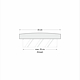 Capac interval gard Star Stone Roma Royal, piatra compozita, smoke, 500 x 350 x 30 mm