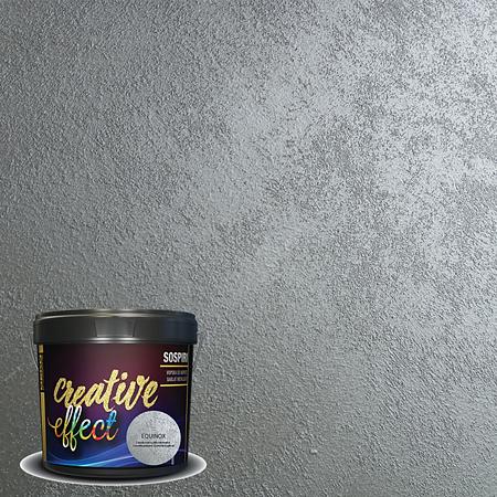 Vopsea decorativa cu aspect sablat metalizat, Deko Creative Effect Sospiri Equinox, 1.25 l