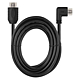 Cablu HDMI/Ethernet de mare viteza Emos, tata 90° - tata drept, 1.5 m