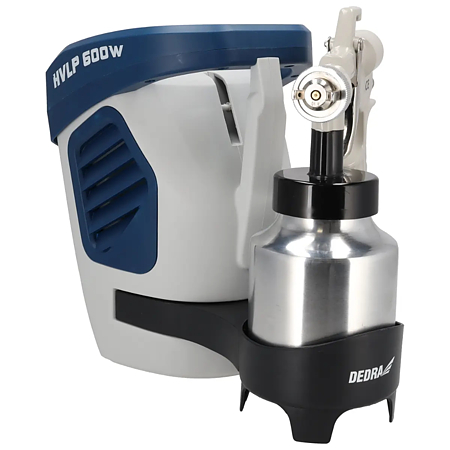 Aparat de vopsit prin pulverizare Dedra DED7413, 600 W, 550-650ml/min, rezervor 1 l, 3.3 kg
