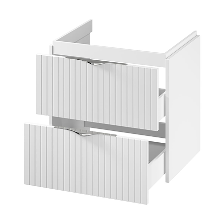 Mobilier baie Cersanit Tirso, suspendat, MDF, alb, 60 x 45 x 55 cm