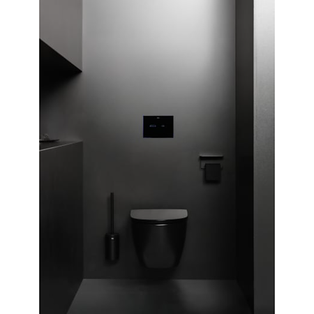 Capac WC Roca Ona, duroplast, negru mat