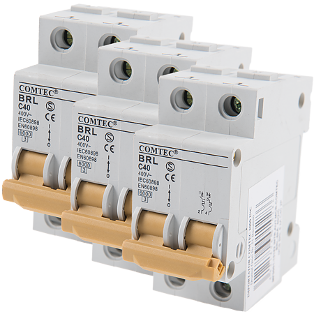 Intrerupator automat BRL 6kA MCB, Comtec 2P, 40A