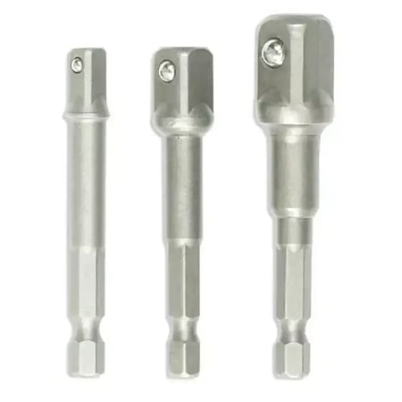 Set 3 adaptoare chei tubulare Dedra, otel, 1/4"-3/8"-1/2"